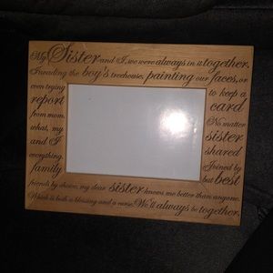 Wooden picture frame